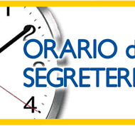 Orario Segreteria a.s.2026/27