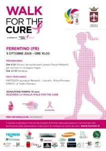 Camminata di sensibilizzazione WALK FOR THE CURE – 3 ottobre 2026